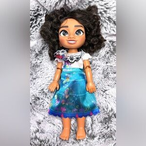 DISNEY Encanto Mirabel Madrigal English Talking Doll - Curly Hair Colorful Dress